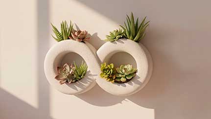 Maceta impresa en 3d